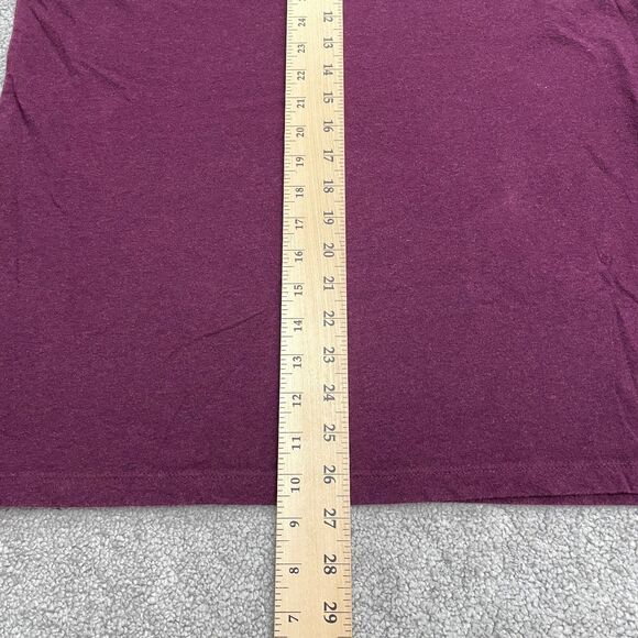 Goodfellow & Co Ringer T-Shirt Mens Medium Purple Standard Crew Neck Casual Tee - Picture 6 of 9